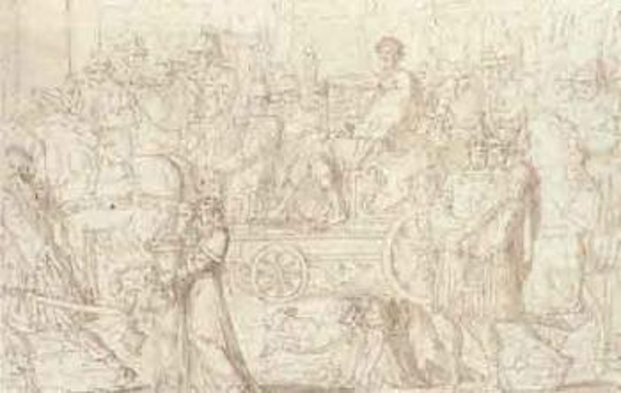 Triumph procession with Roman generals by Louis-Félix de la Rue