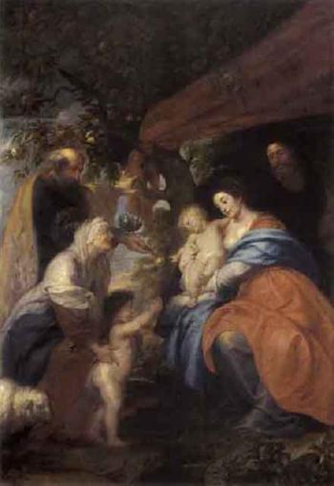 The Holy Family underneath the apple tree by Peter Paul Rubens