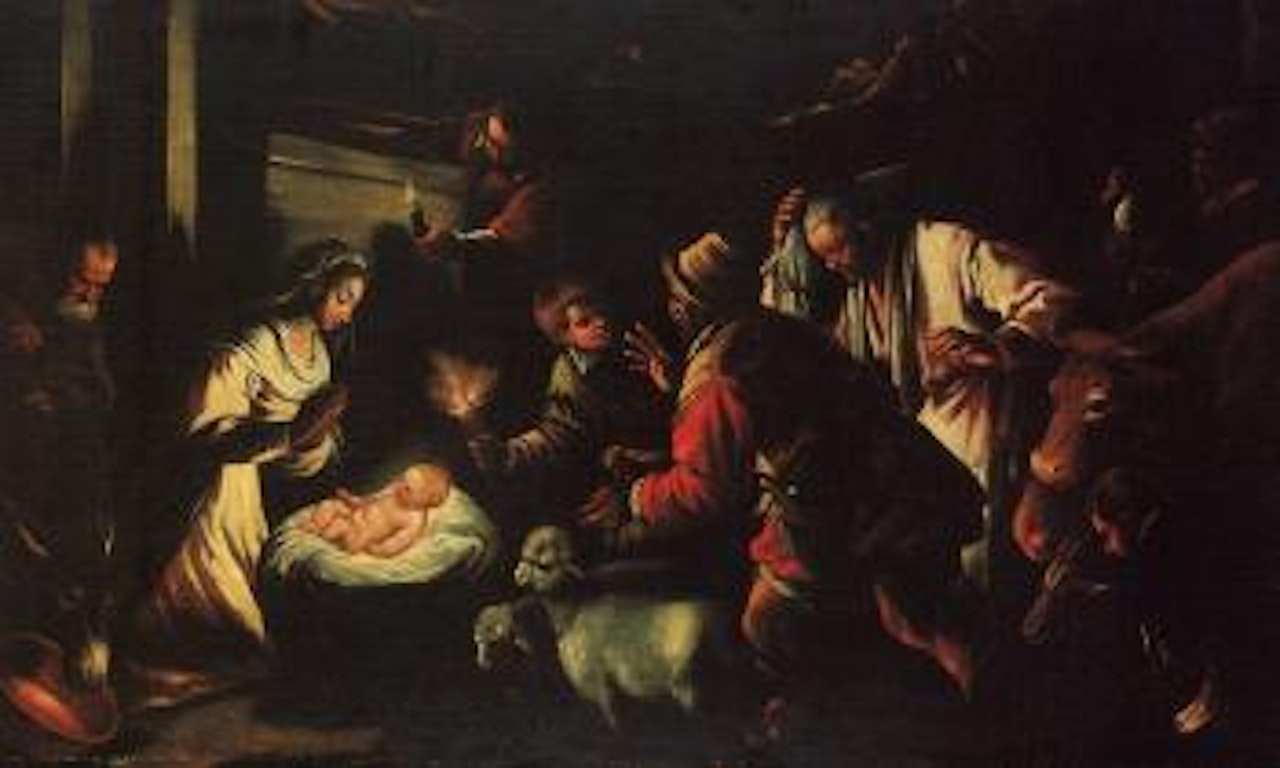 Adoration of the shepherds by Italian School