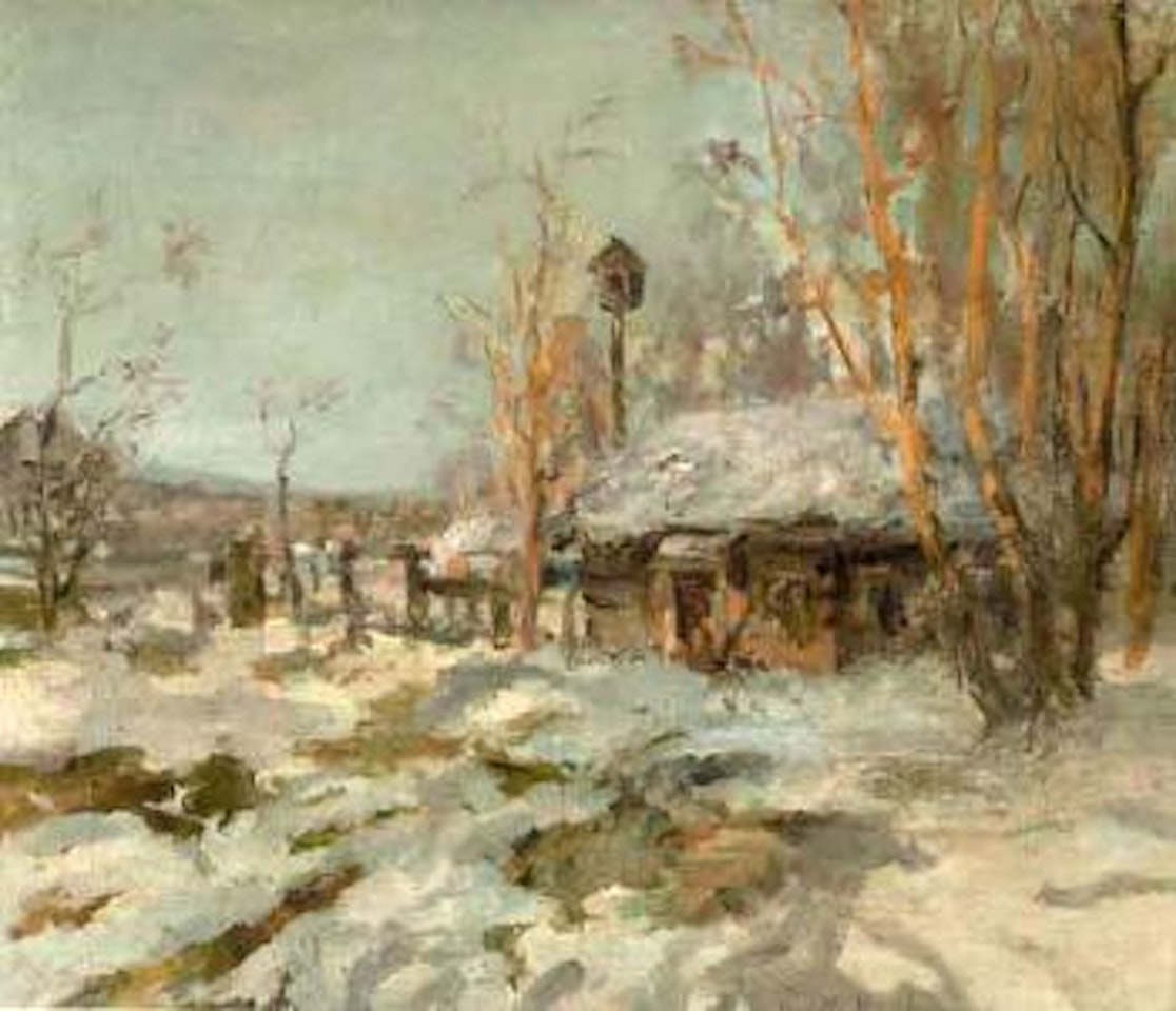 Farmhouse by Konstantin Alekseevich Korovin