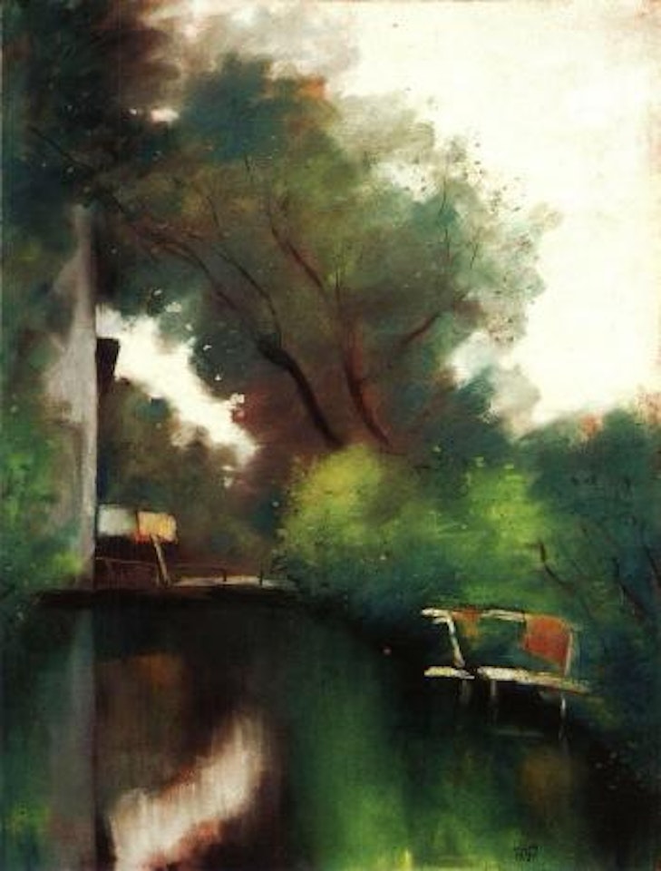 At the lake by Lesser Ury