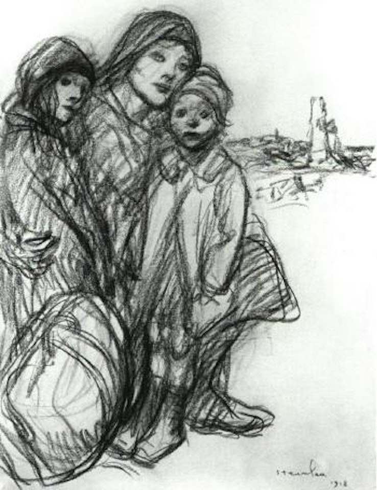 L'aisne devastee by Théophile Alexandre Steinlen