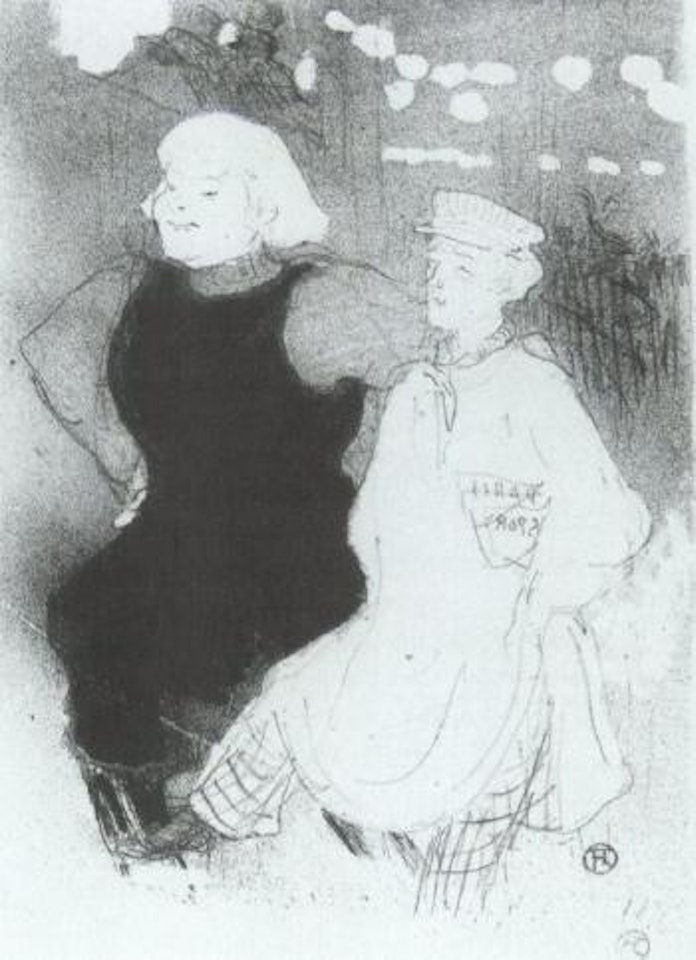 Au Moulin Rouge, l'Union Franco-Russe by Henri de Toulouse-Lautrec