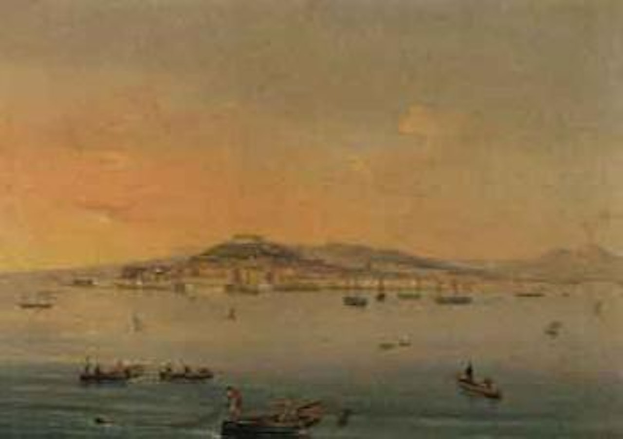 View of Naples by Neapolitan School