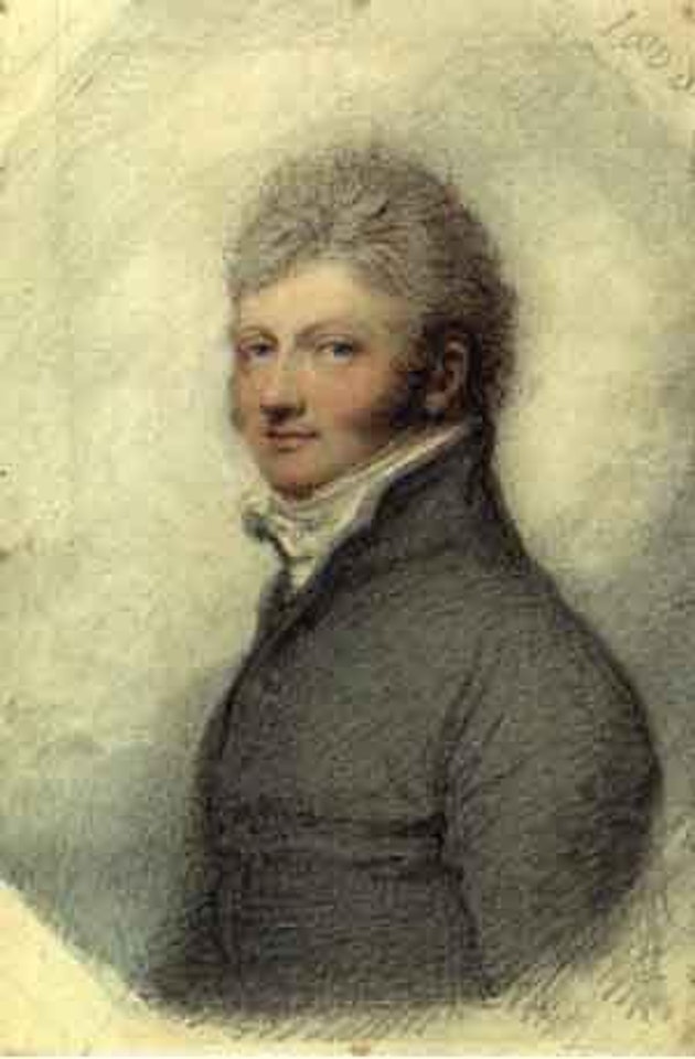 Richard, 2nd Earl of Lucan, in grey coat by Richard Cosway