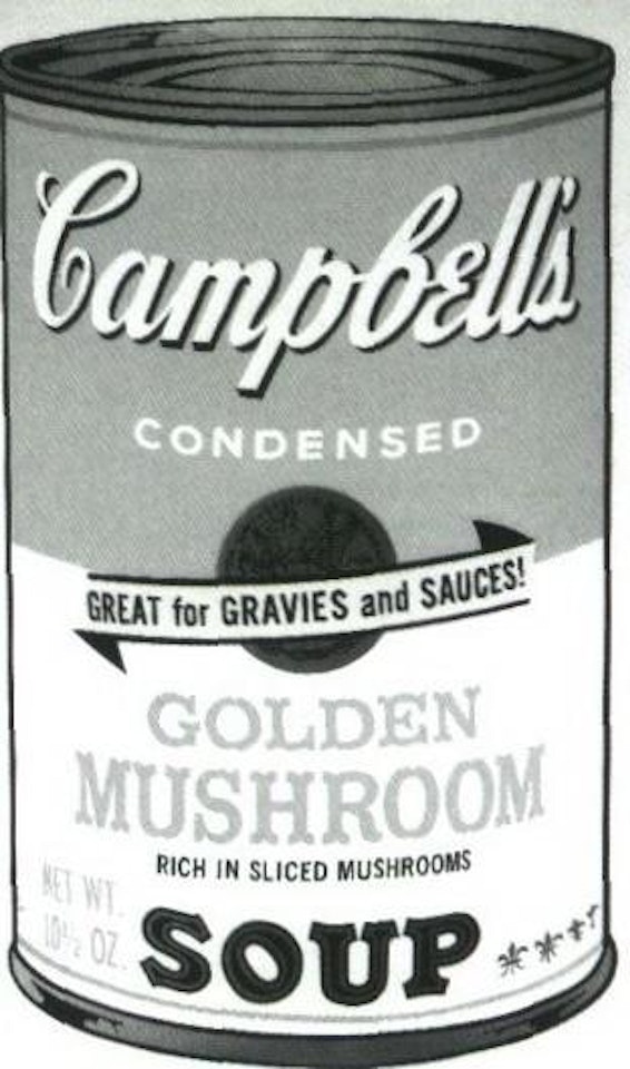 Golden Mushroom, from Campbell's Soup II by Andy Warhol