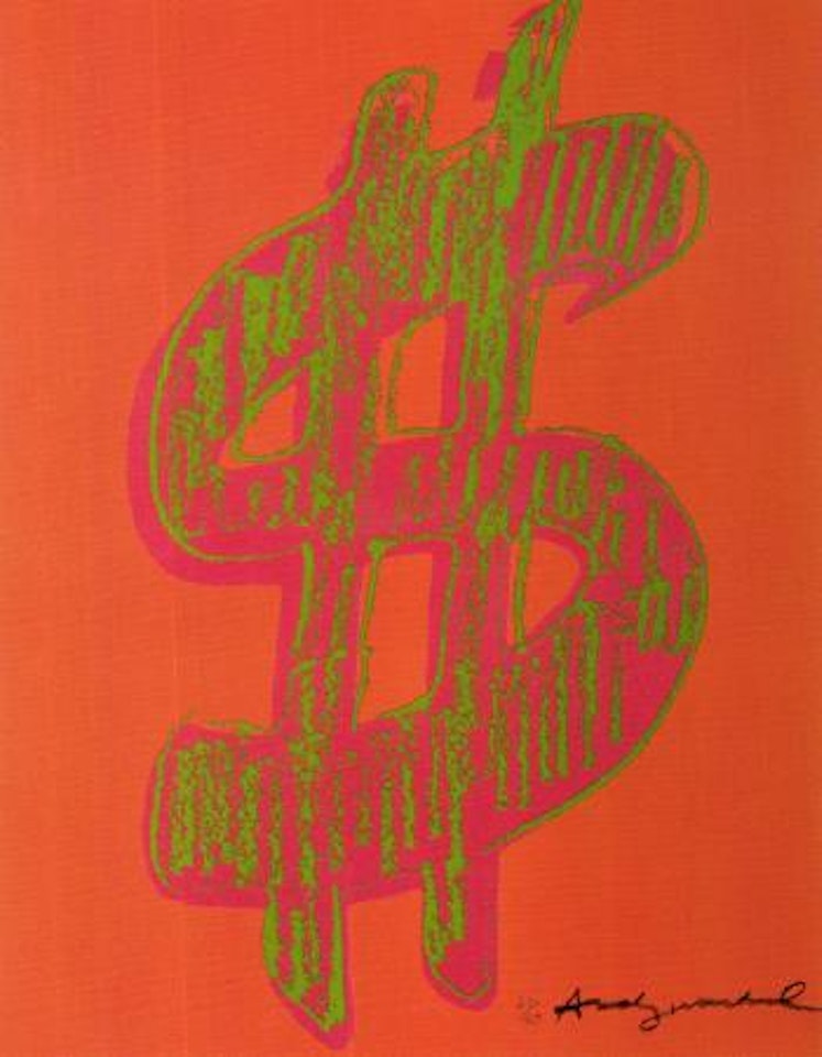 Dollar Sign by Andy Warhol