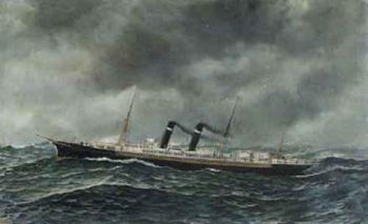 SS Philadelphia by Antonio Jacobsen