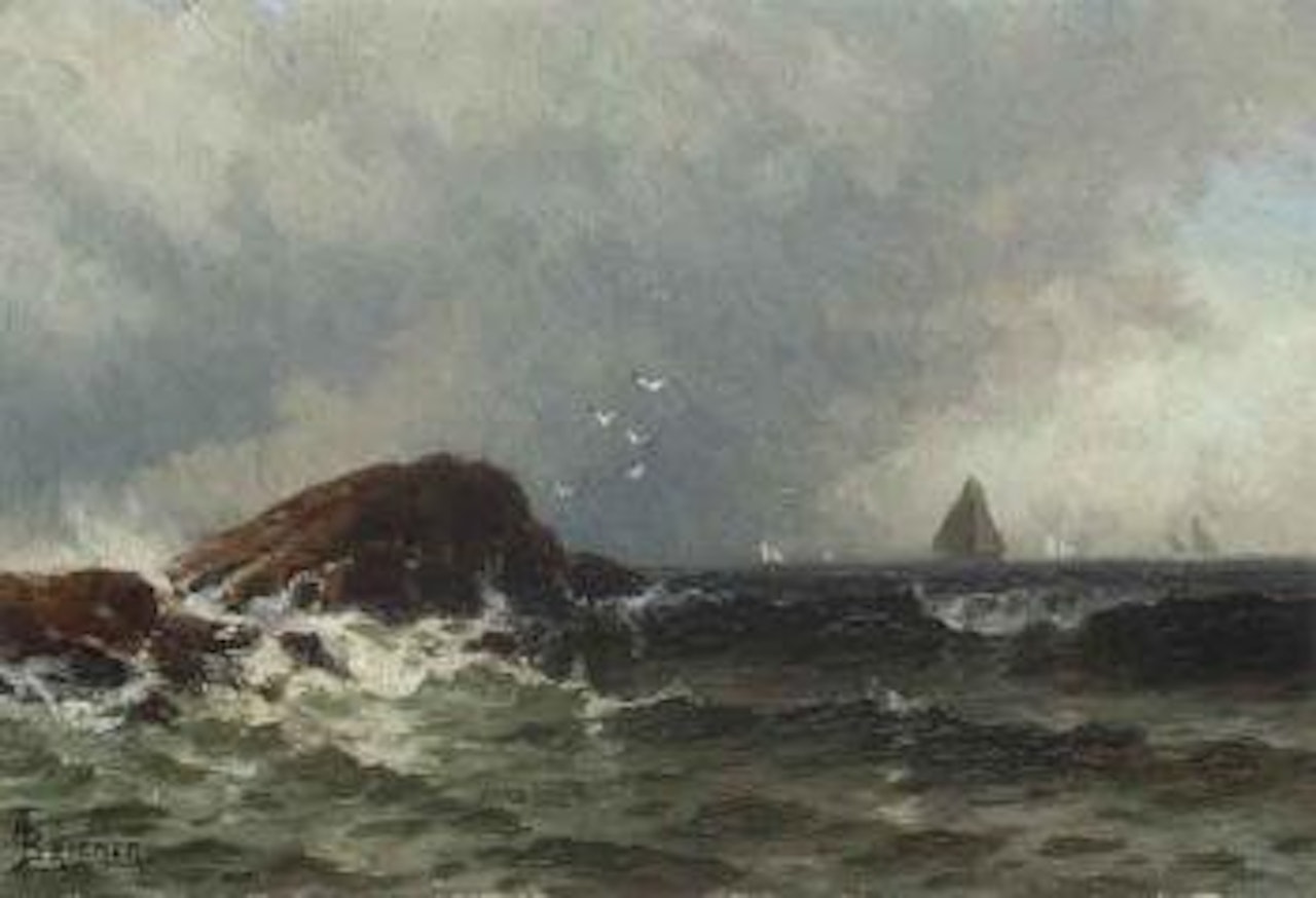 Narragansett Pier by Alfred Thompson Bricher