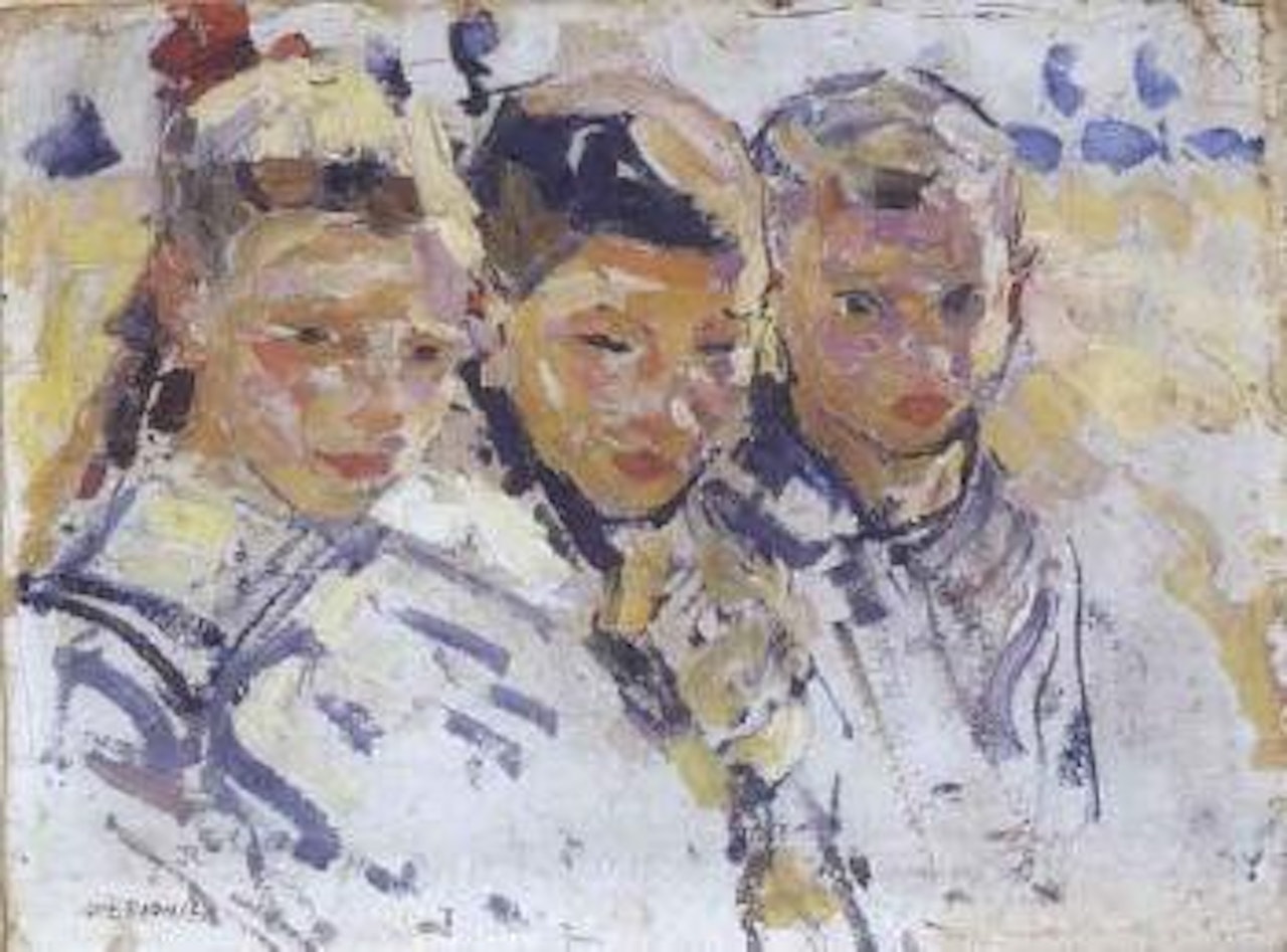 Three children by Joseph Raphael