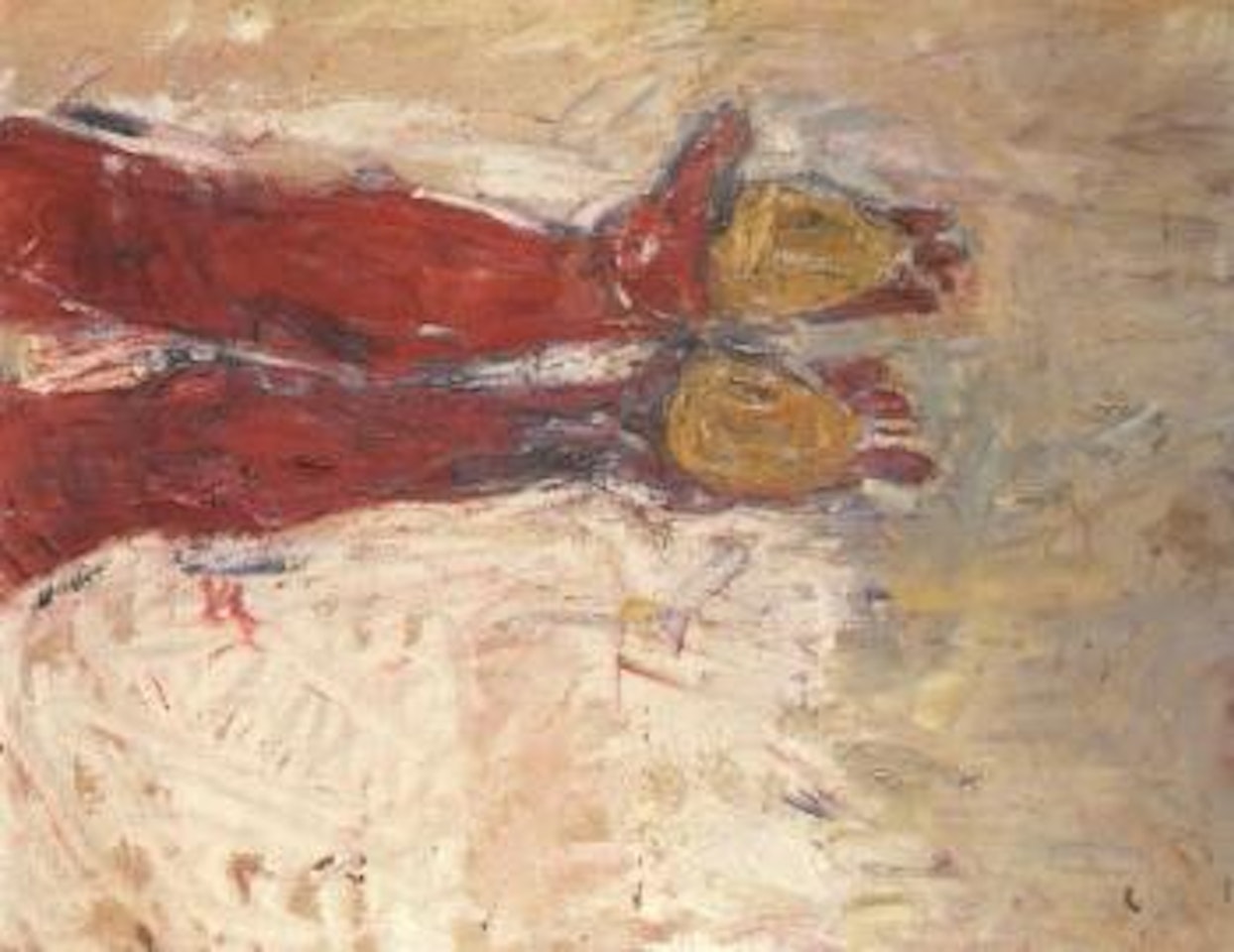 Cat fists by Susan Rothenberg