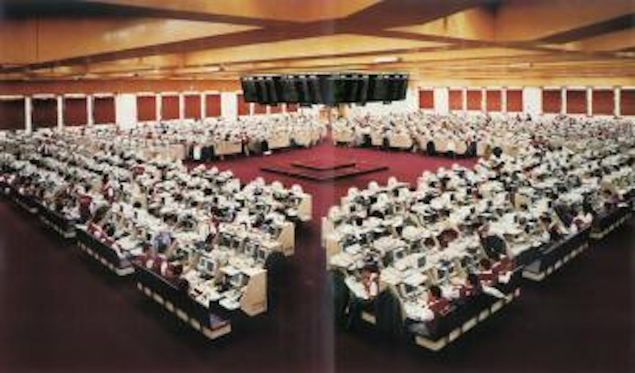 Hong Kong exchange by Andreas Gursky