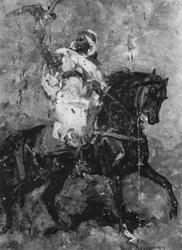 Le fauconnier by Henri Émilien Rousseau