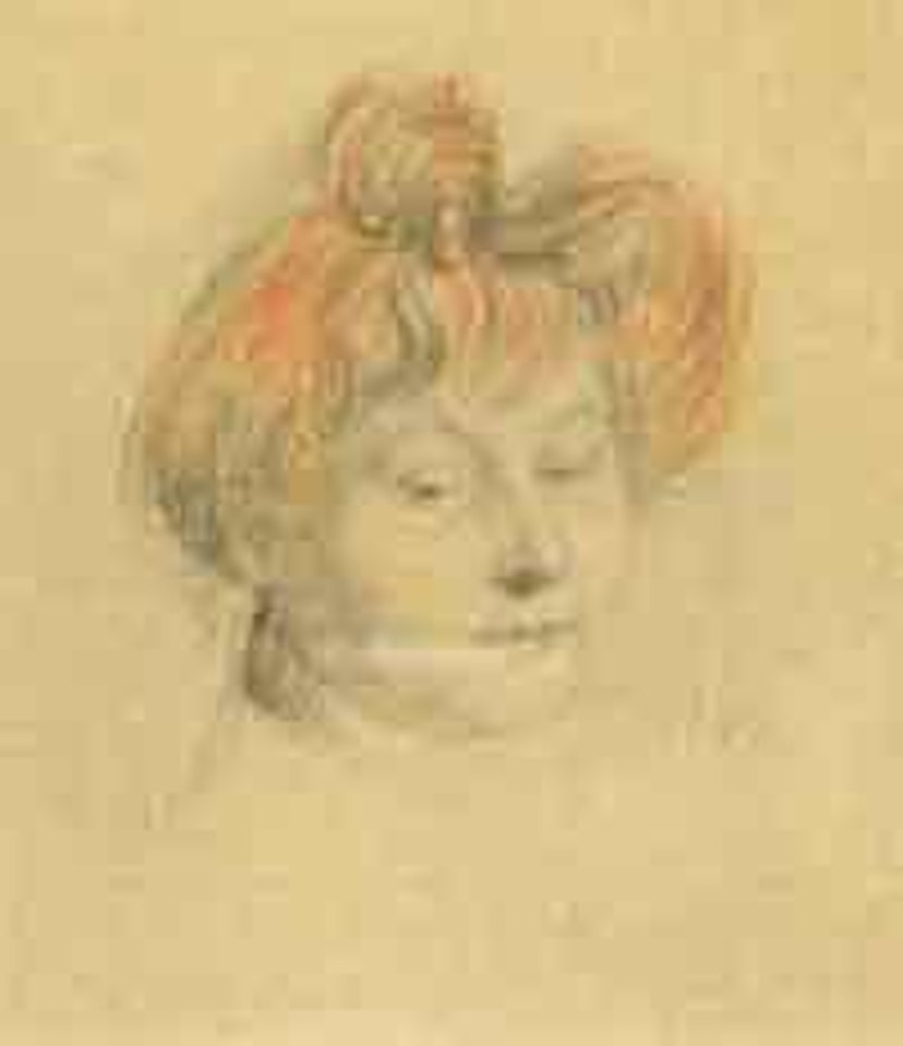 Portrait of woman by Pierre-Auguste Renoir