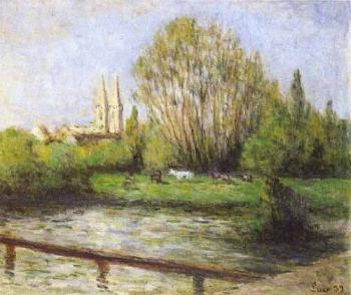 Vaches au paturage by Maximilien Luce