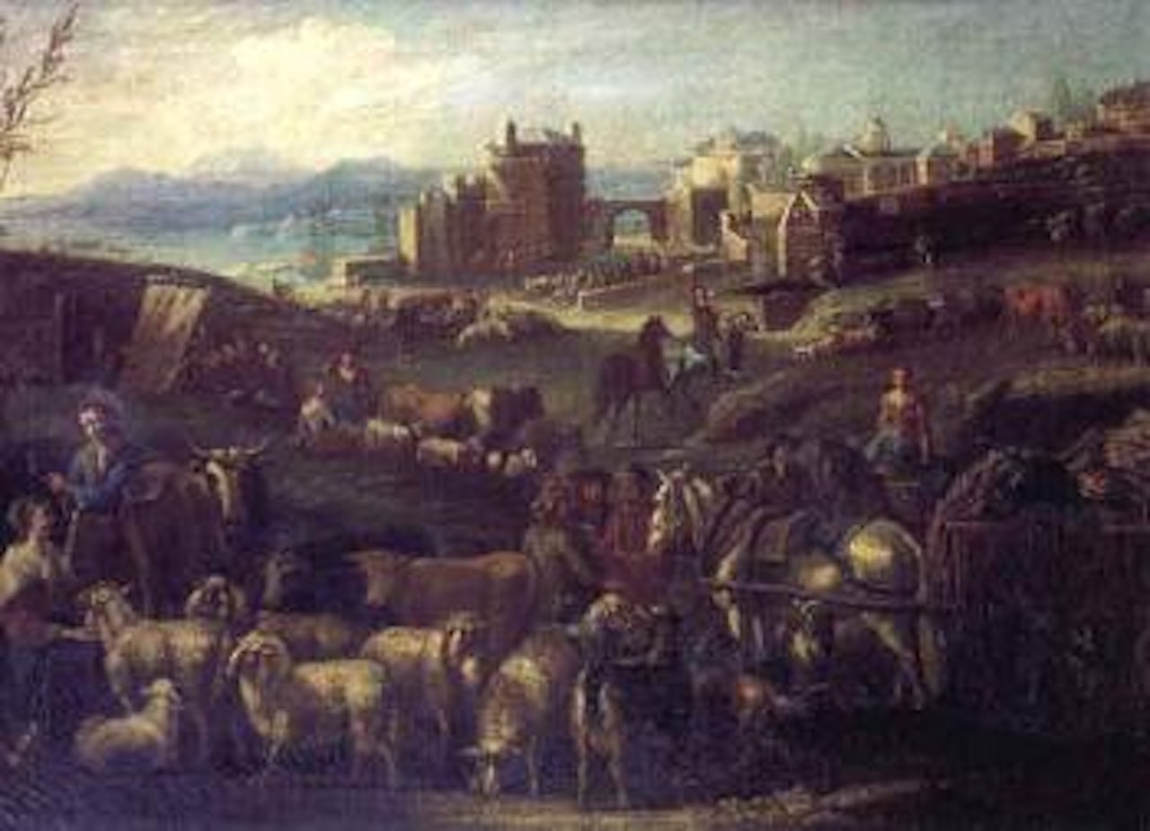 Scene champetre by Roman School