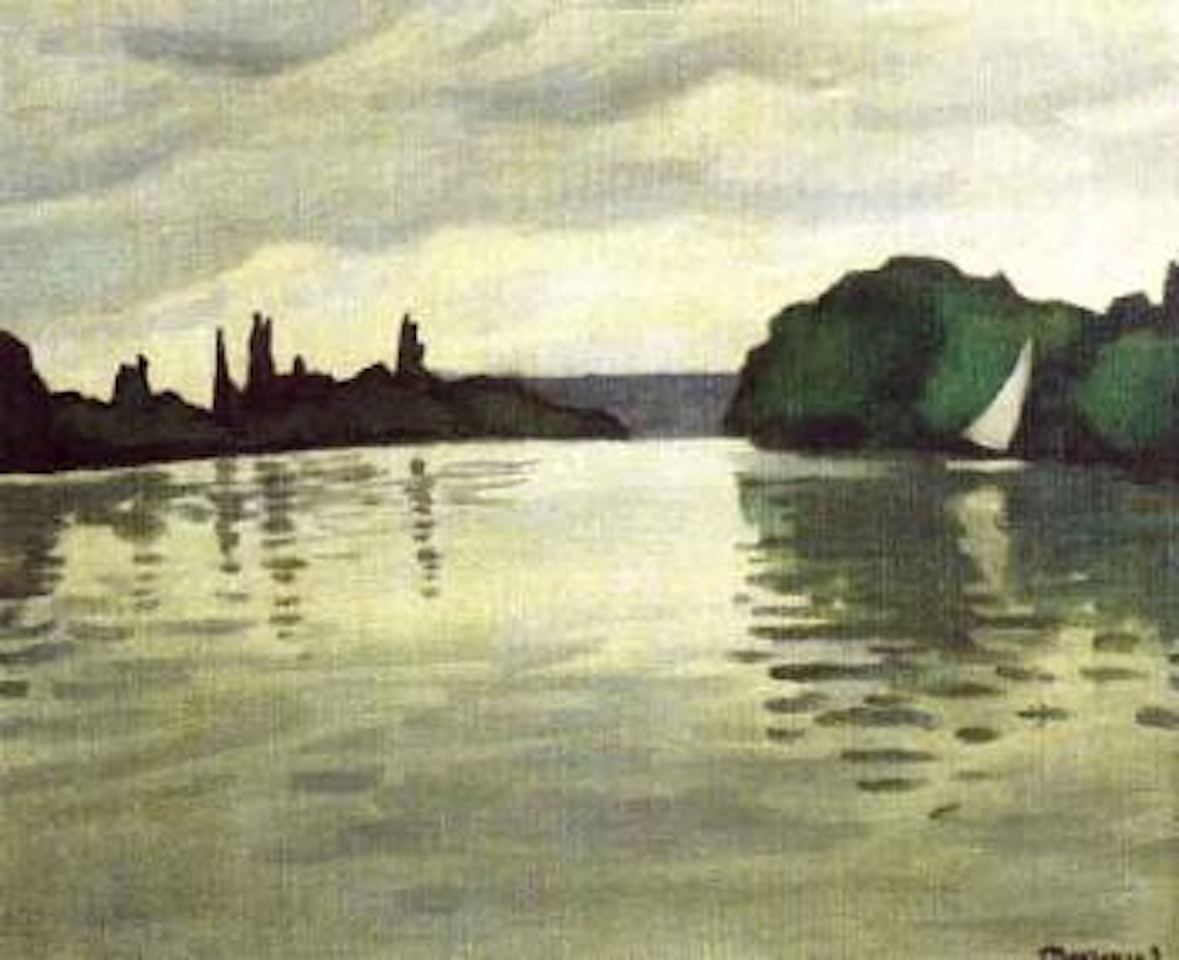 Voile blanche sur la Seine by Albert Marquet