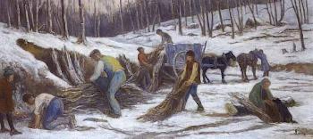 Les fagoteurs by Maximilien Luce