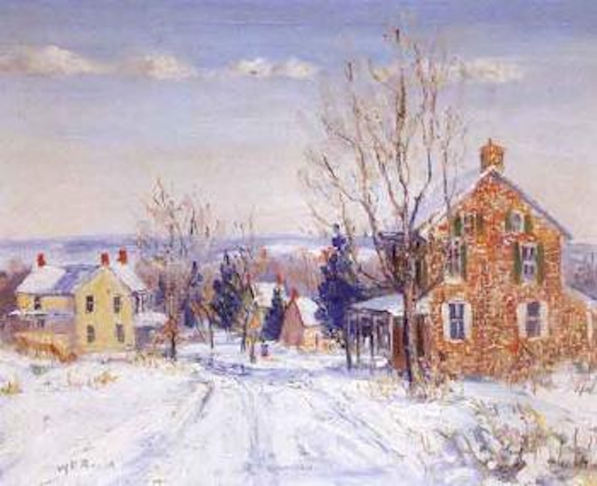 Bucks County Street by Walter Emerson Baum