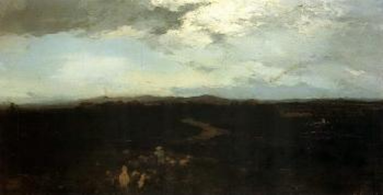 Paysage nocturne by Gustave Courbet