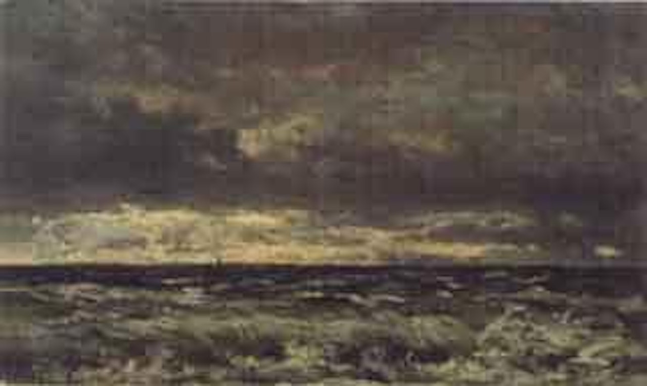 Break in the storm by Hendrik-Willem Mesdag