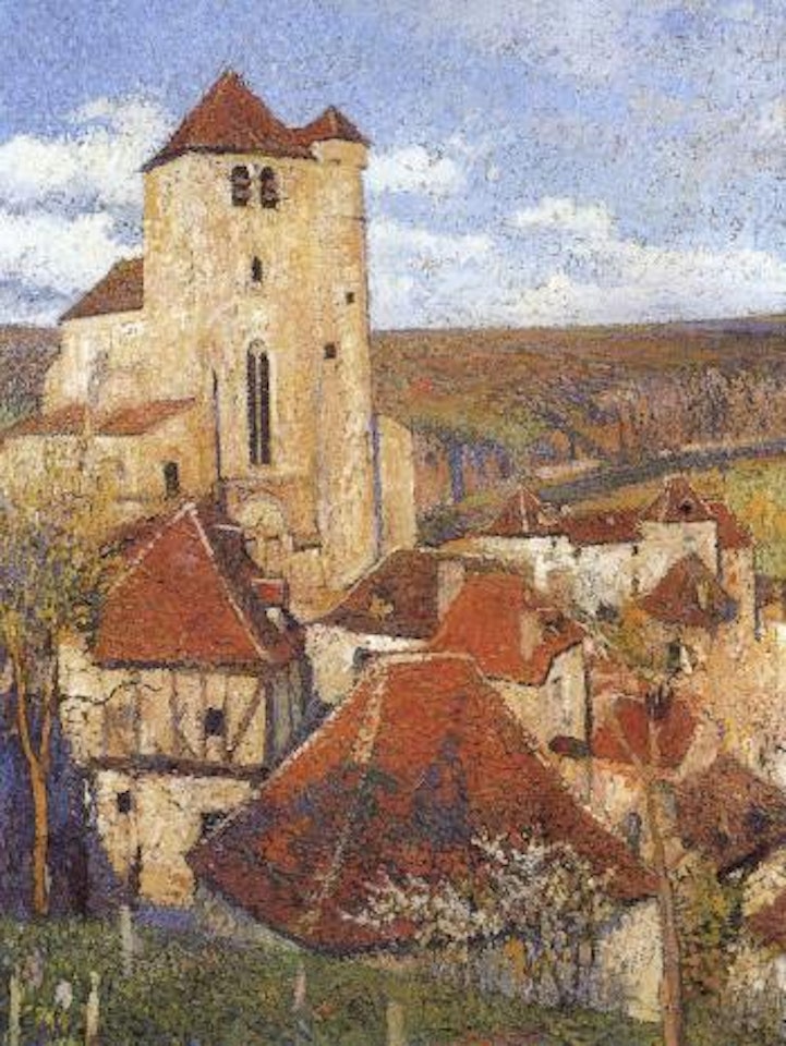 Le village de Saint Cirq la Popie by Henri Jean Guillaume Martin