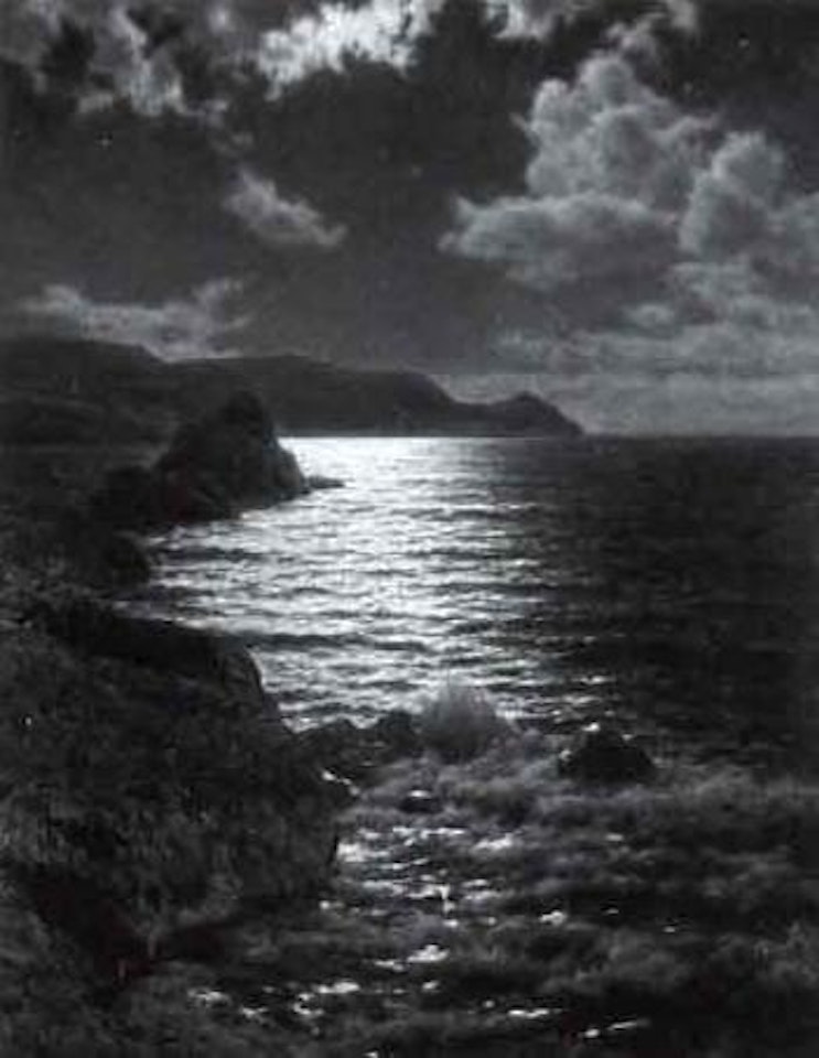 Moonlit shore by Ivan Fedorovich Choultse