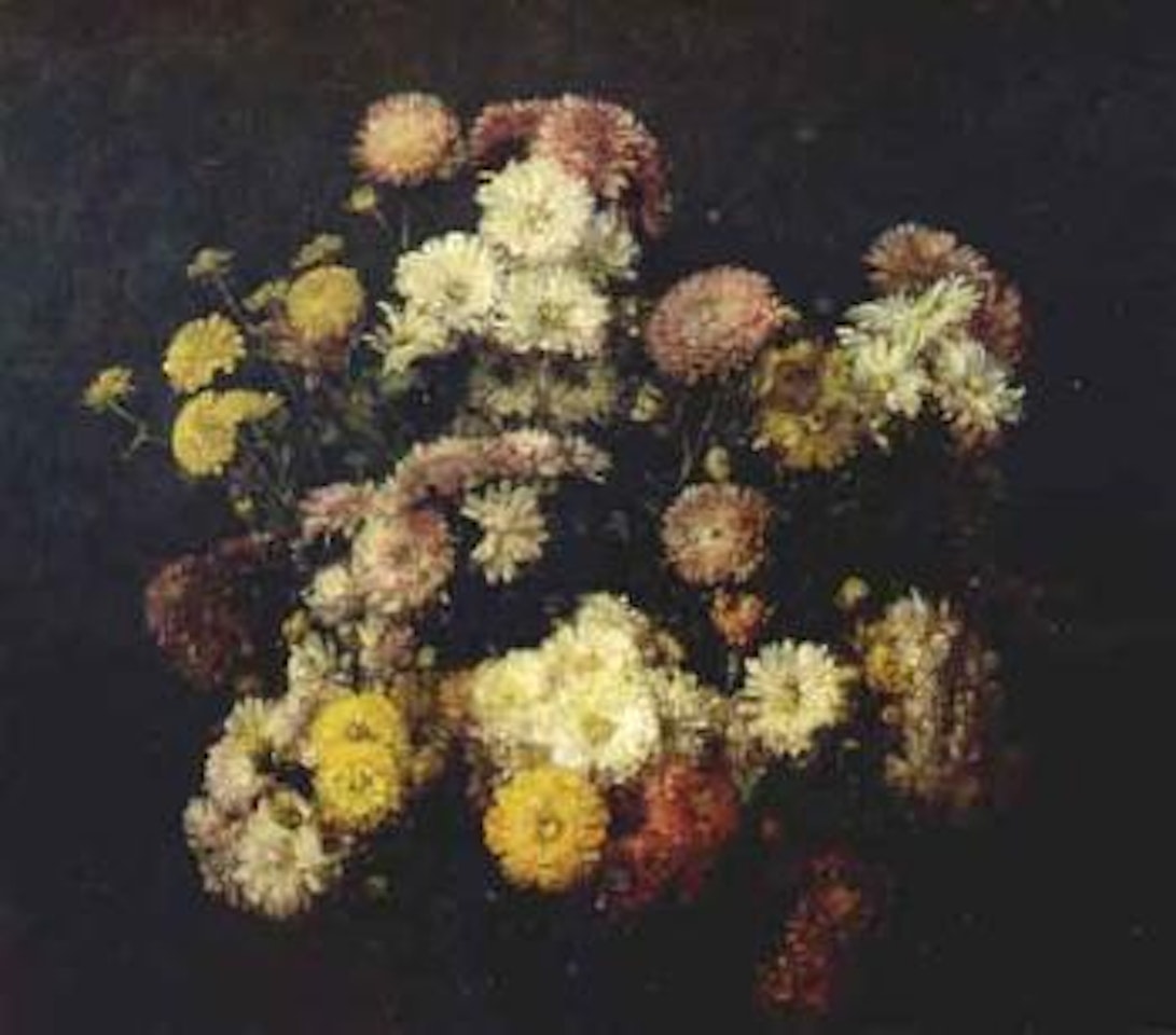 Still life of flowers by Henri Fantin-Latour
