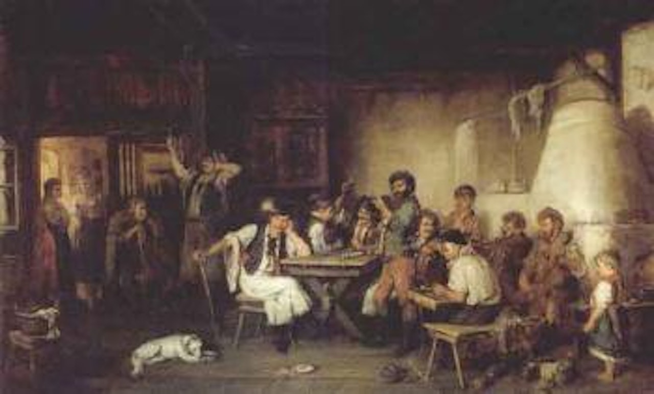 Hungarian inn by Hermann Kern