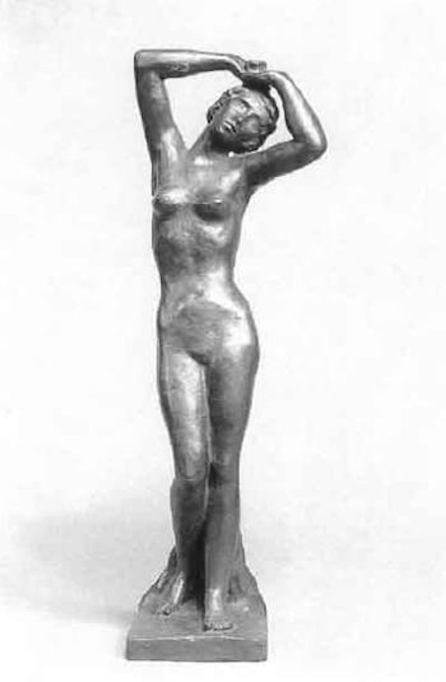 Female nude by Fritz Klimsch