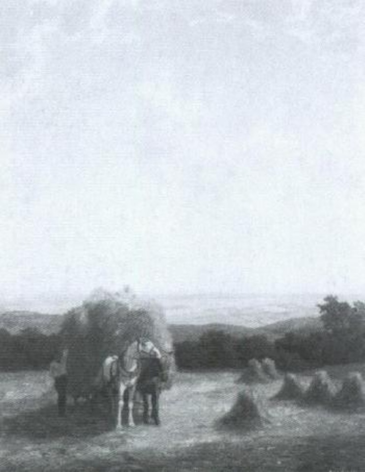 Harvest scene by Otto Pippel