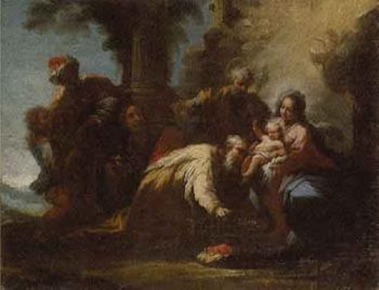 The Holy Family by German School