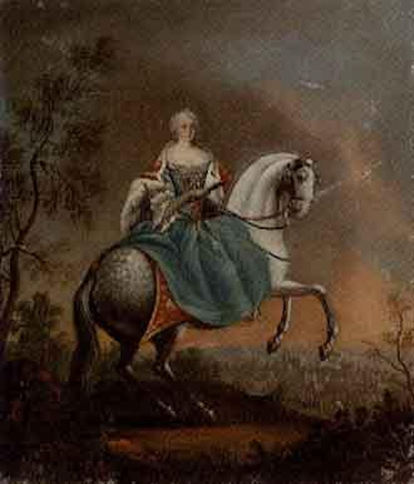 Empress Maria Theresia. Franz I by German School