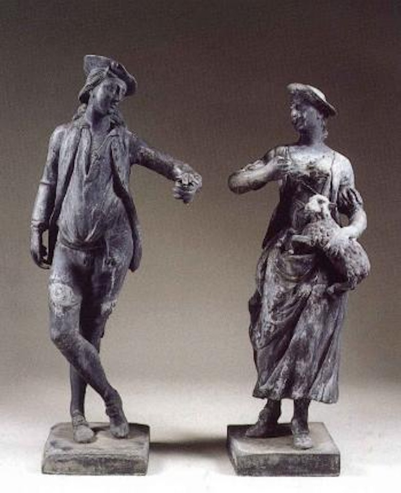 Couple de personnages by French School