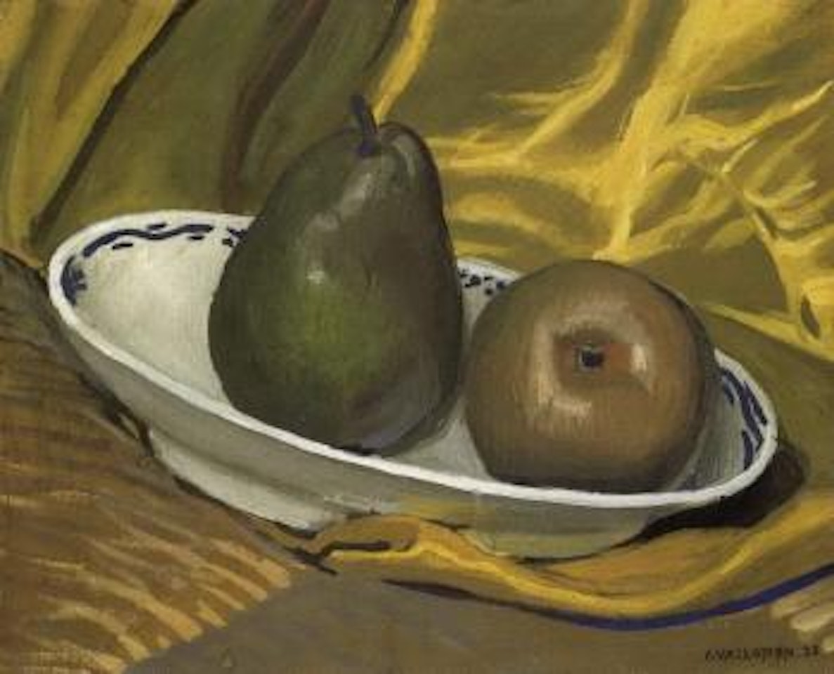 Still life with pears by Félix Vallotton