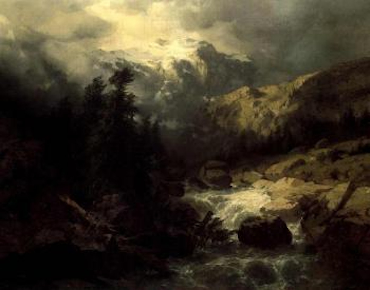 View of the Handeck by Alexandre Calame