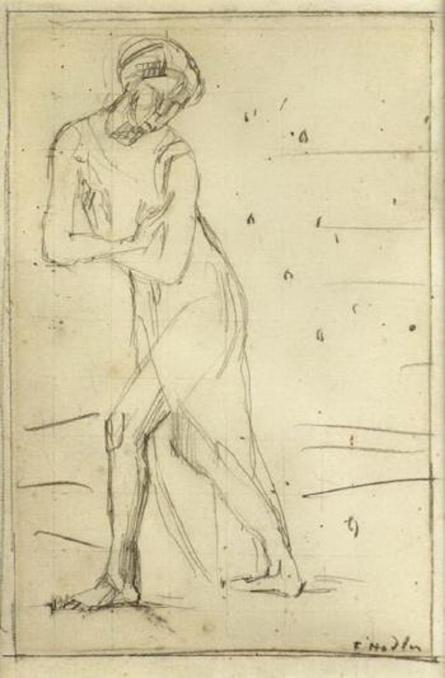 Studies of female figure by Ferdinand Hodler