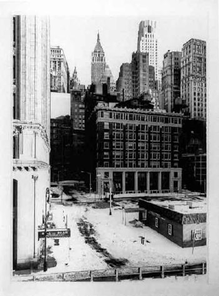 New York, Battery Park, Carlisle Street by Thomas Struth