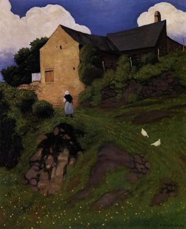 Avallon landscape by Félix Vallotton