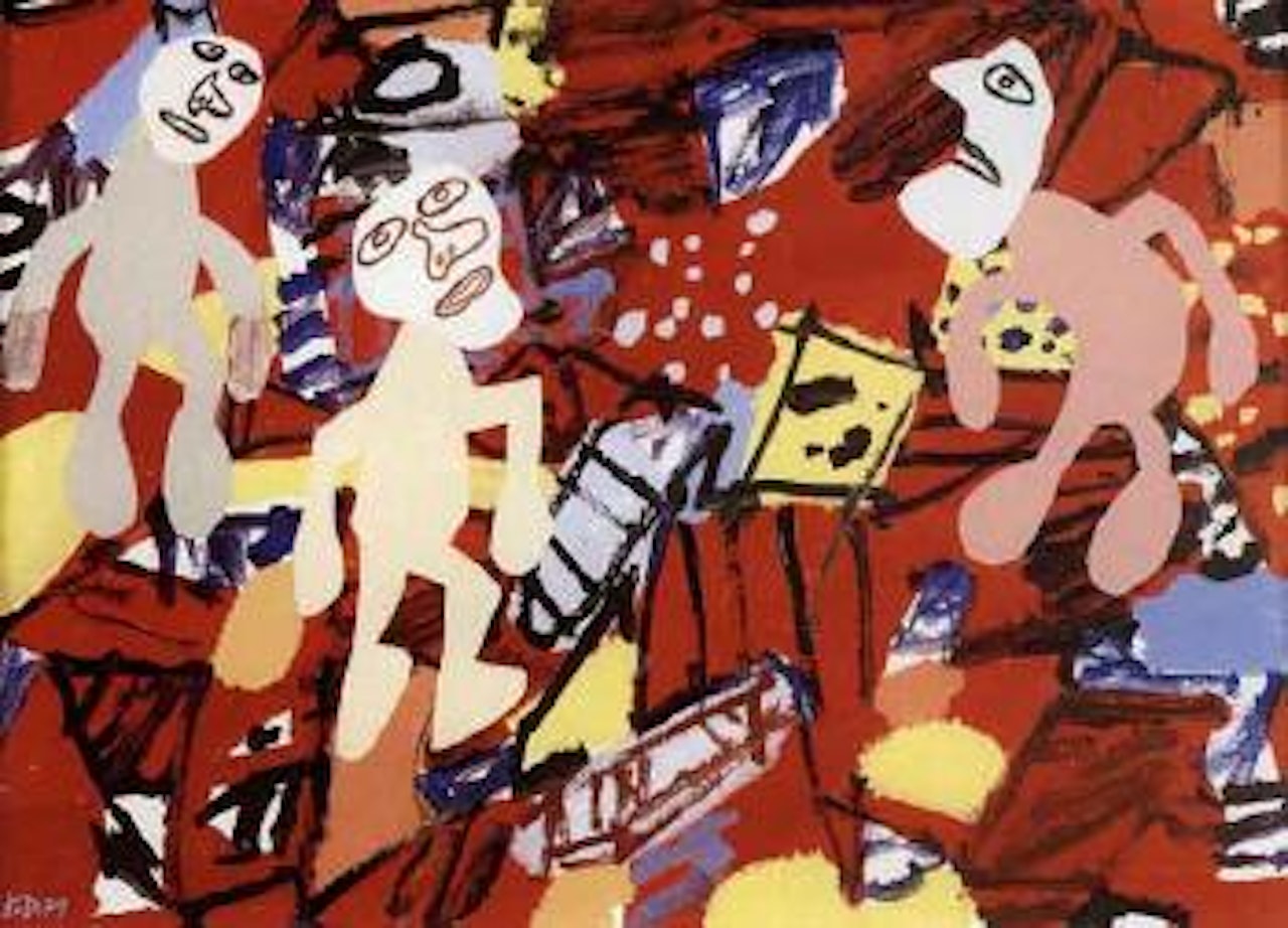 L'outrage by Jean Dubuffet