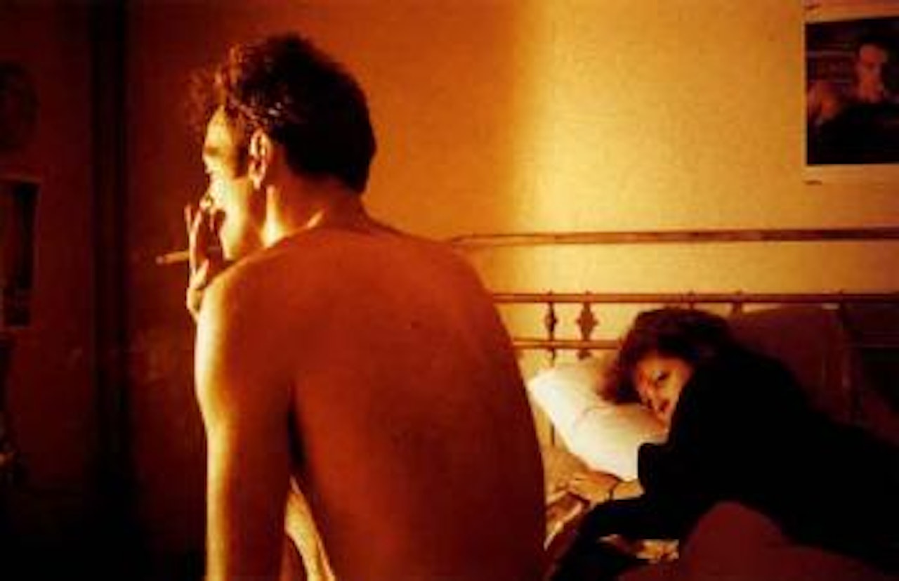 Nan and Brian in the bed by Nan Goldin