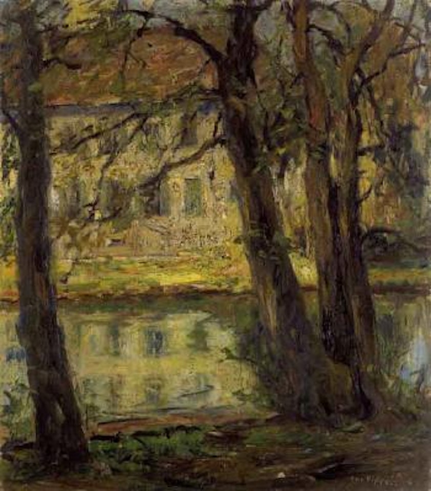 In the castle garden by Otto Pippel
