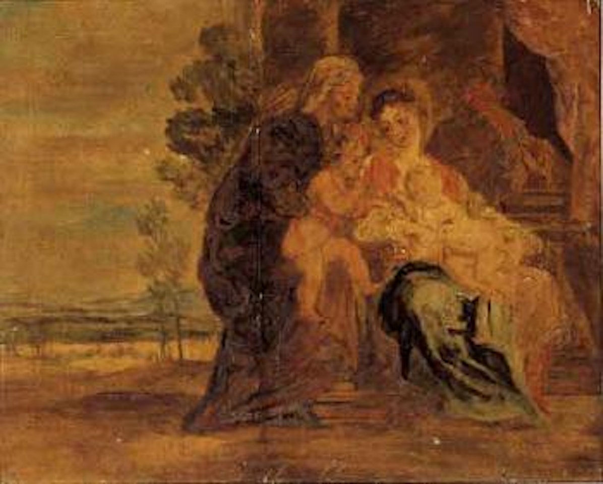 The Holy Family and infant St John by Peter Paul Rubens