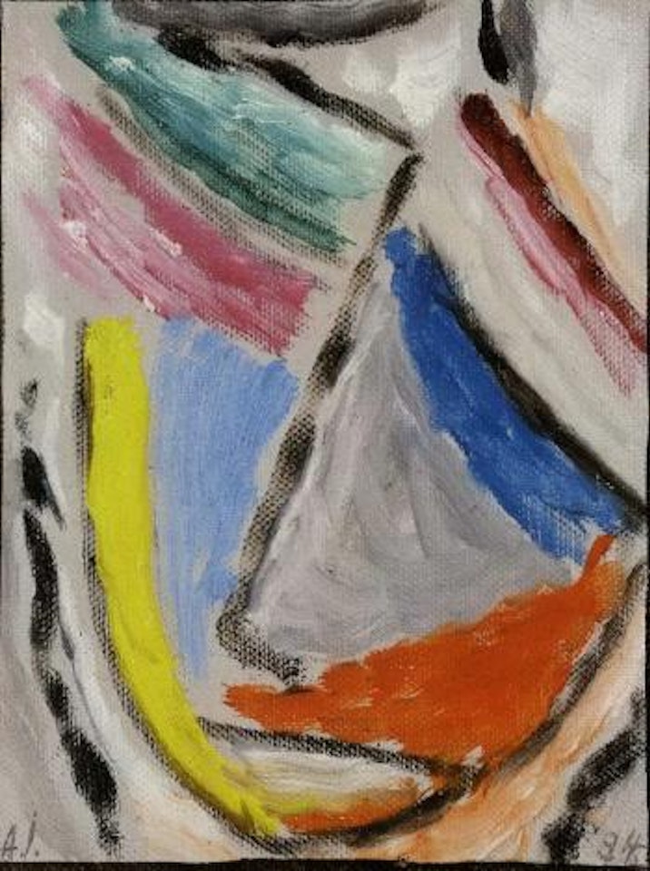 Small abstract head by Alexej von Jawlensky