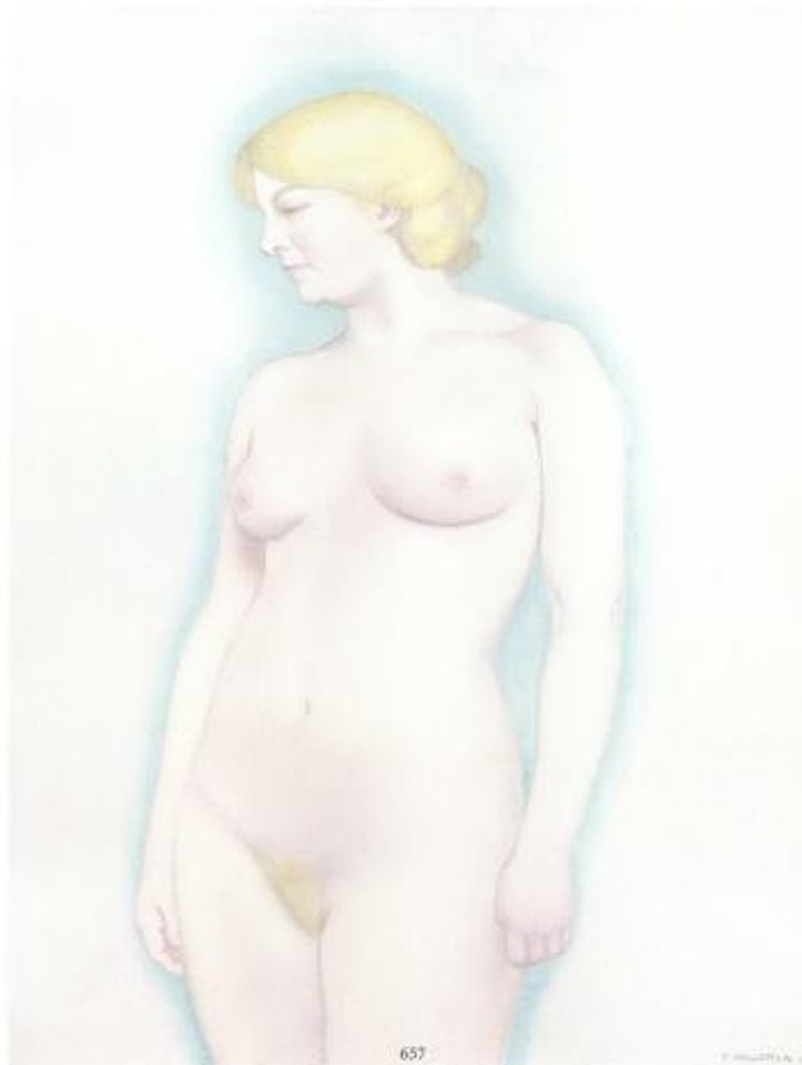 Nu blond by Félix Vallotton