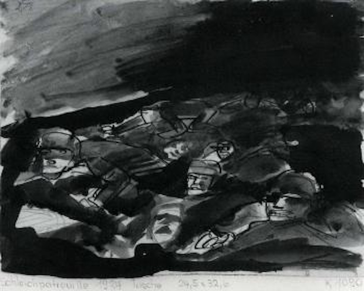 Creeping patrol by Otto Dix