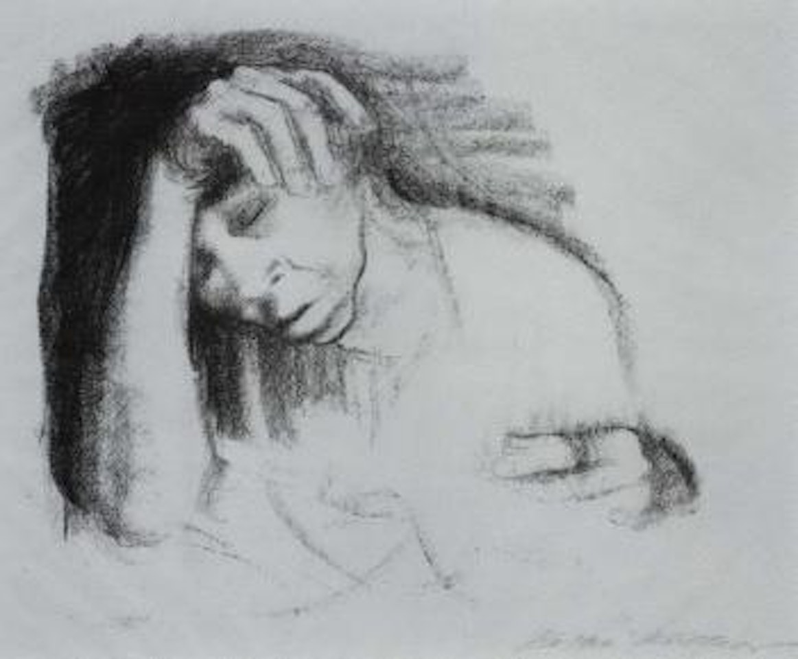 Home worker by Kathe Kollwitz