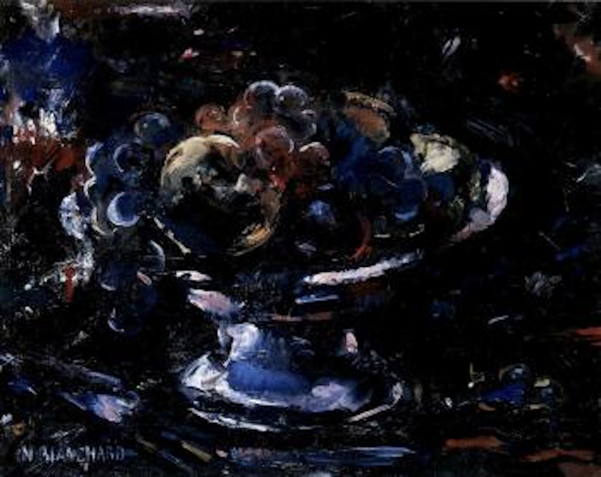 Still life of fruit by Maria Blanchard
