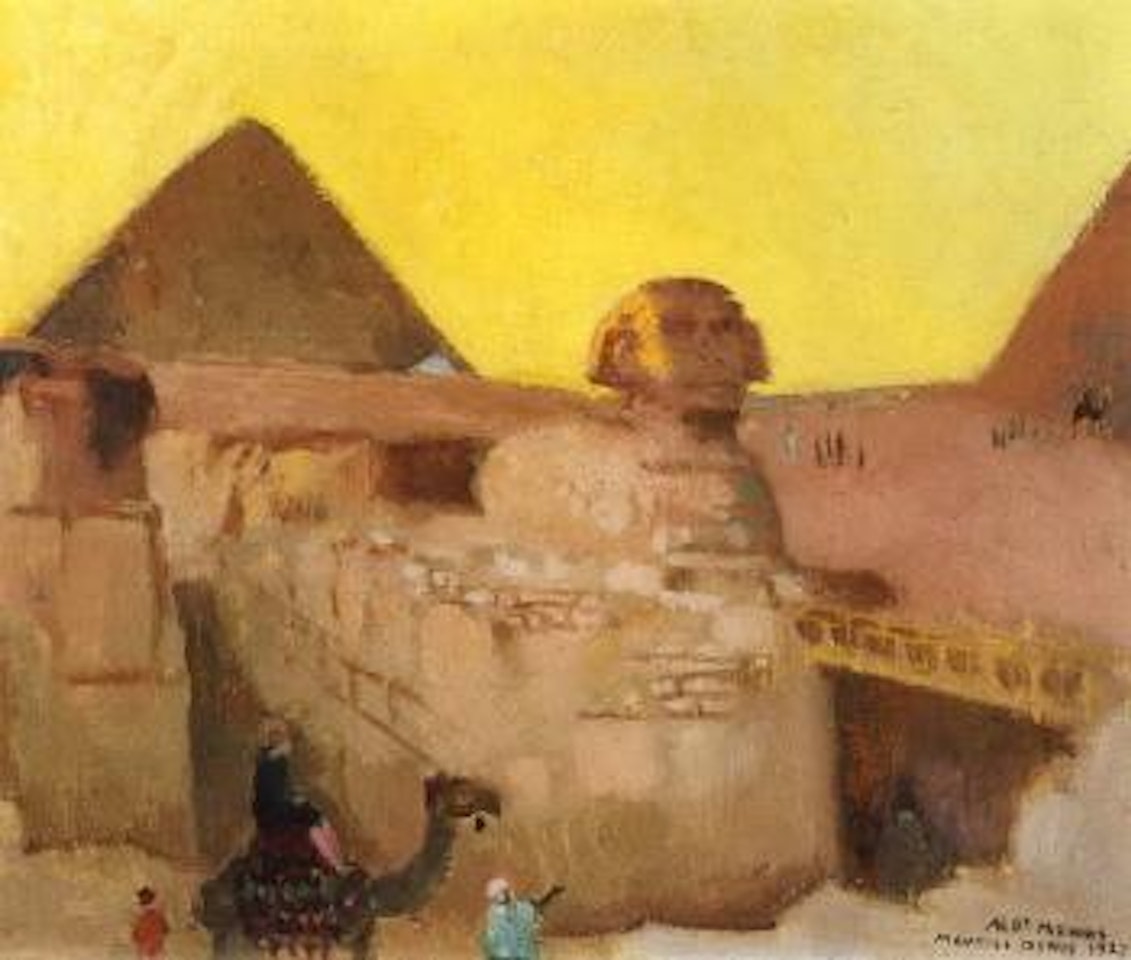 Le Sphinx et le pyramides by Maurice Denis