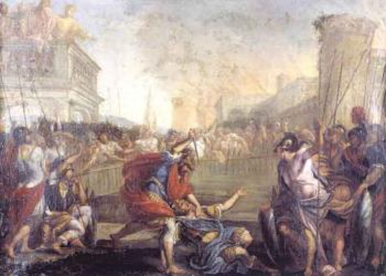 Scene de l'histoire romaine by Flemish School